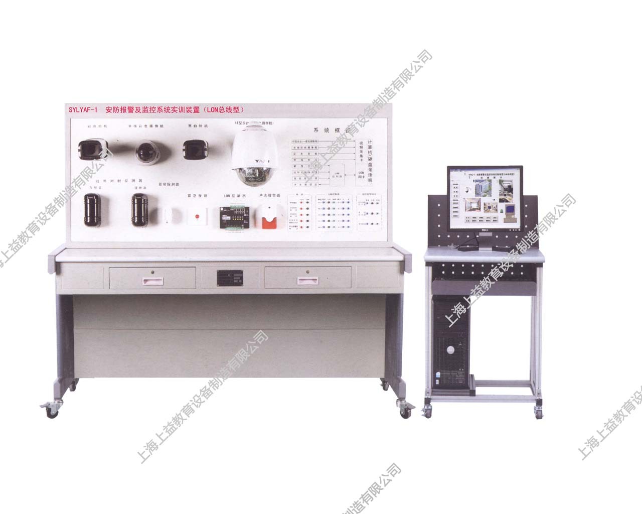 SYLYAF-1 安防報警及監控系統實訓裝置(LON總線型)